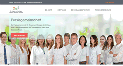 Desktop Screenshot of praxis-krause.de